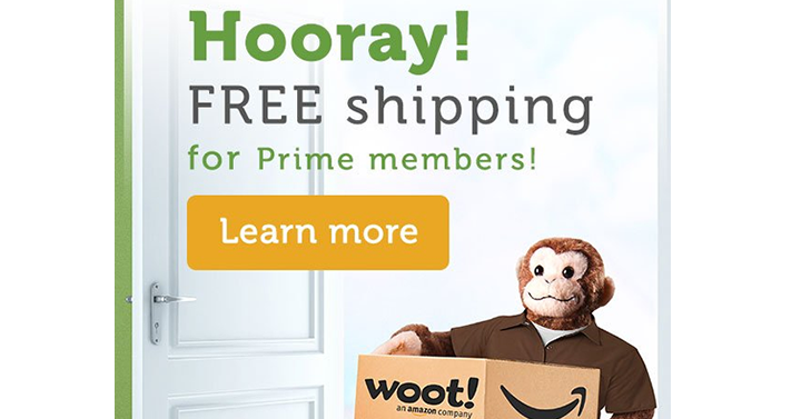 Free Shipping at Woot! for Amazon Prime Members!