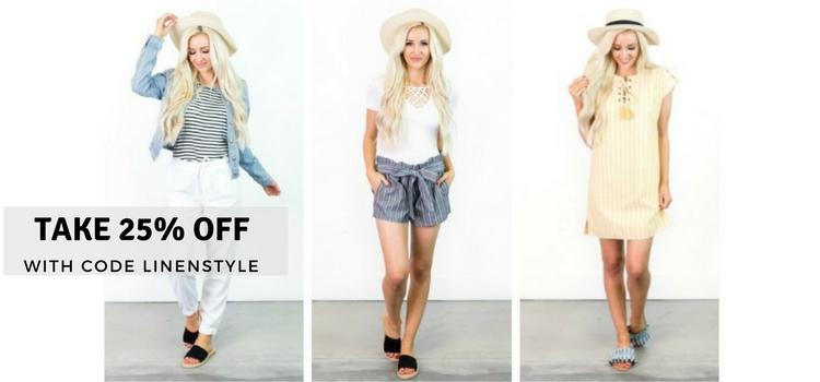 Style Steals at Cents of Style! CUTE Linen for 25% Off! FREE SHIPPING!