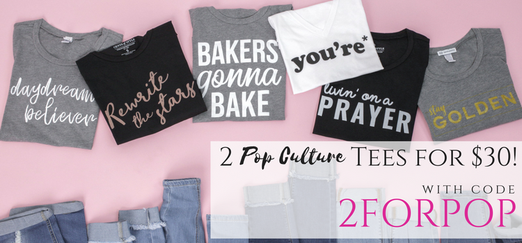 Cents of Style – 2 For Tuesday – CUTE Pop Culture Tees – Just 2 for $30.00! FREE SHIPPING!