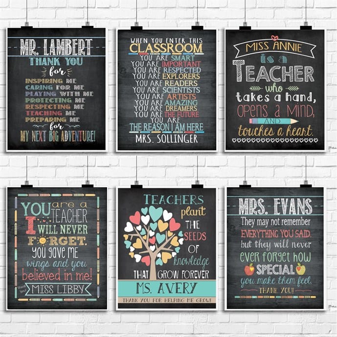 Personalized Teacher Appreciation Gifts Only $4.99!