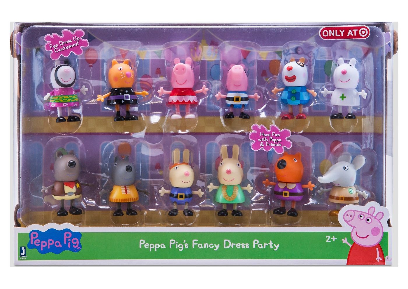 Peppa Pig Fancy Dress Party Figures. 12-pk—$15.00!