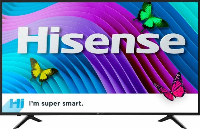 Hisense 55″ Class LED 2160p 4K Ultra HD Smart TV with HDR – Just $299.99!