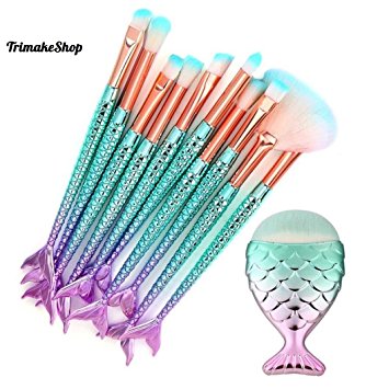 Cute Mermaid Makeup Brush Set Just $3.99 Shipped!