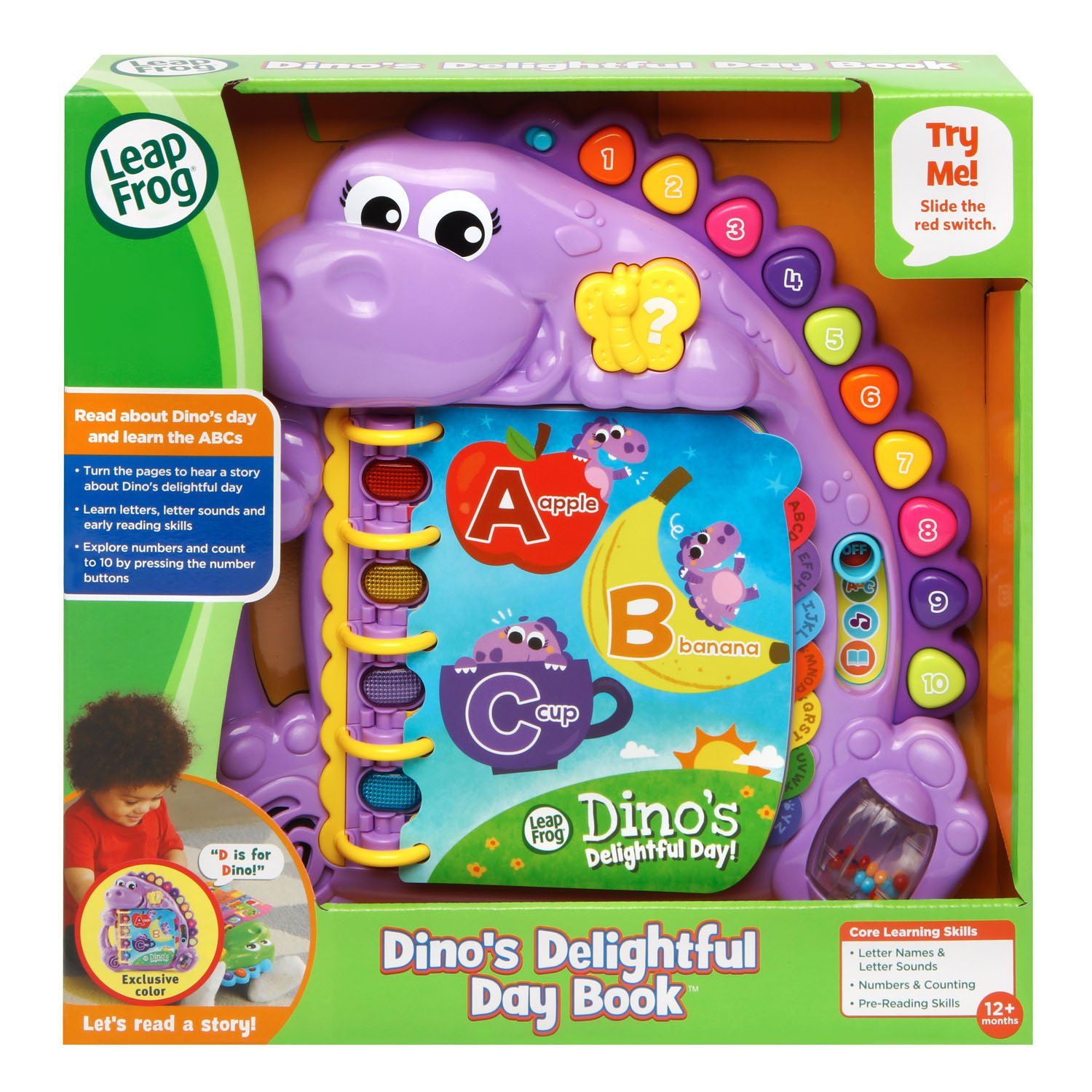 LeapFrog Dino’s Delightful Day Alphabet Book Only $13.50!