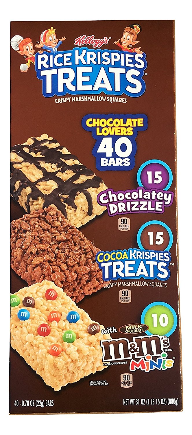 Rice Krispies Treats Chocolate Lovers Variety Pack, 40 Count—$7.88 SHIPPED!