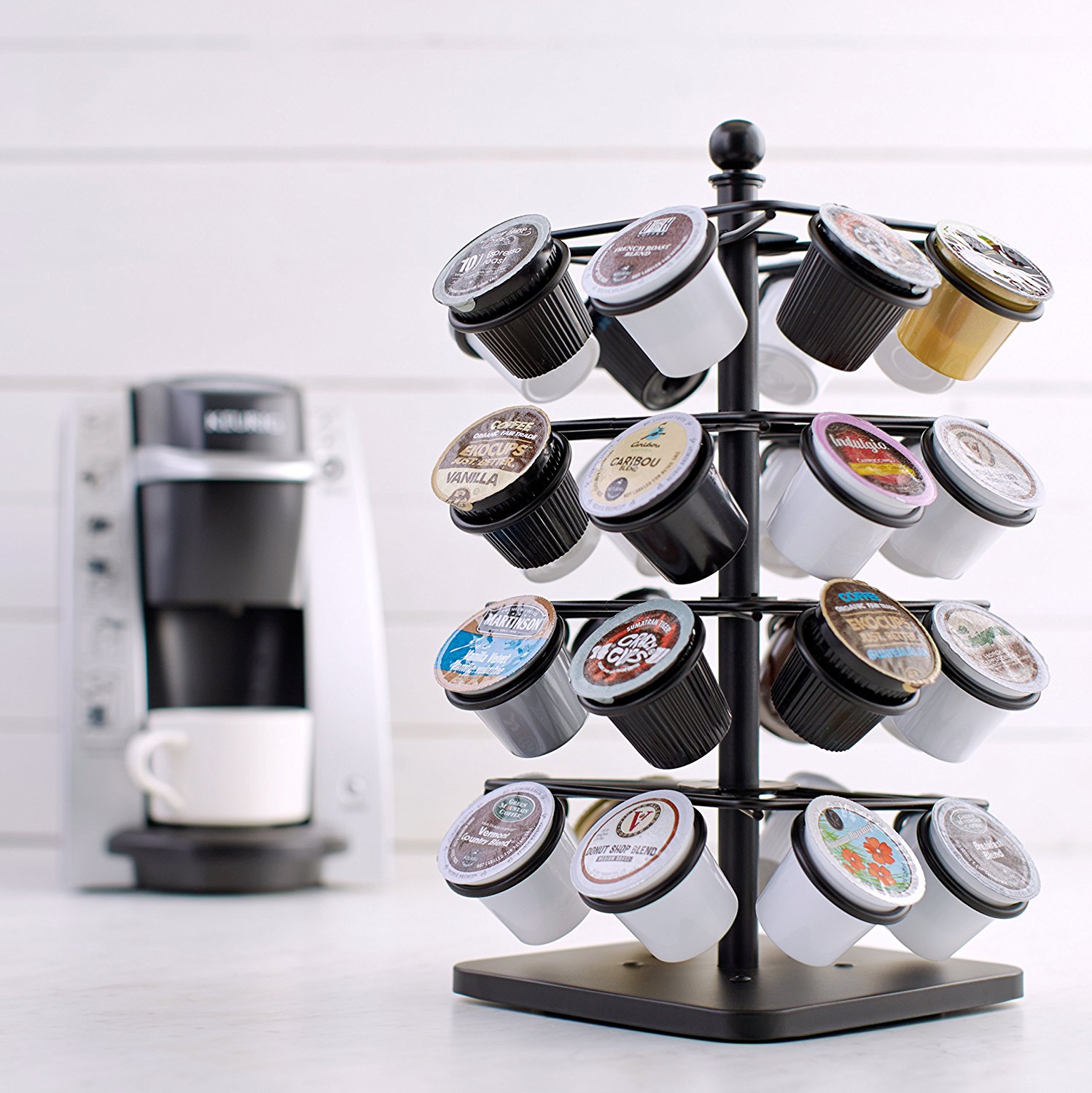 K-Cup Carousel – Holds 35 K-Cups in Black $12.14!