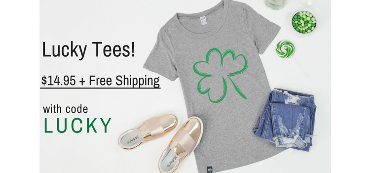 Lucky Tees from Cents of Style! Just $14.95 with FREE Shipping!