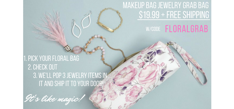 Cents of Style – 2 For Tuesday – Cosmetic Bag plus 3 Item Jewelry Grab Bag – Just $19.99! FREE SHIPPING!