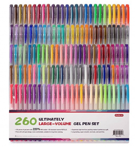Shuttle Art 260 Colors Gel Pens Just $17.98! (Reg. $59.99)
