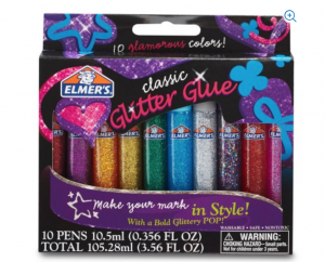 Elmers 3D Washable Glitter Glue Pens 10-Pack Just $2.99!