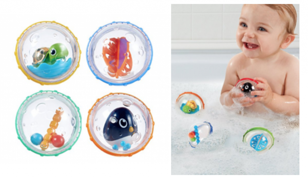 Munchkin Float and Play Bubbles Bath Toy 4-Count $7.99!