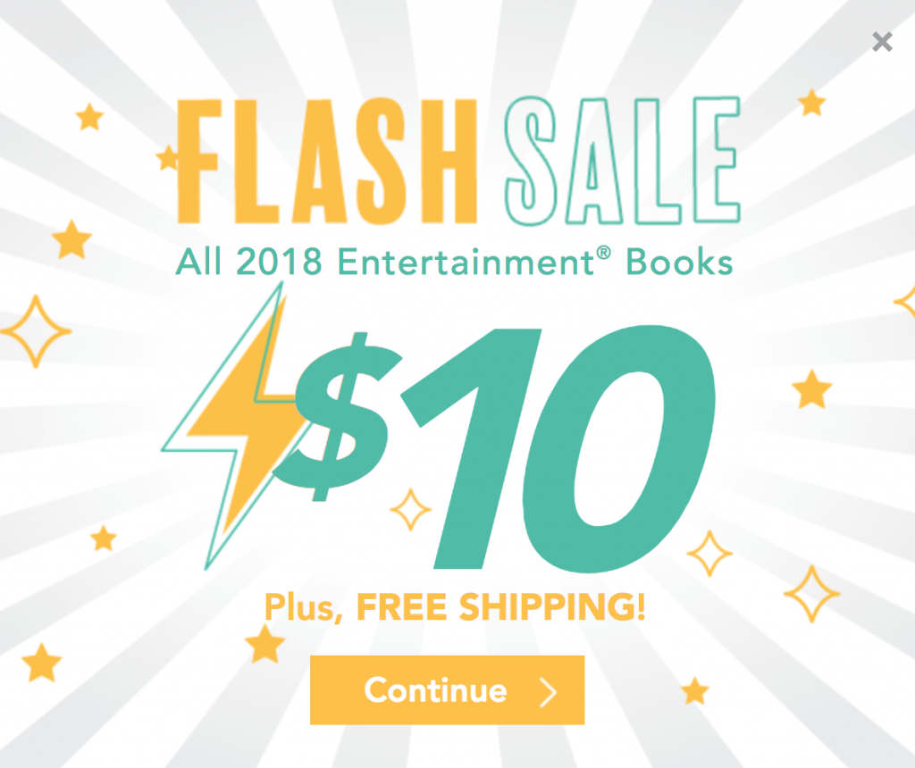 2018 Entertainment Books Now $10.00 Plus FREE Shipping!