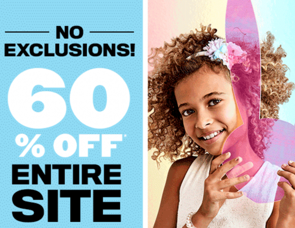 60% Off The Entire Site & FREE Shipping At The Children’s Place!