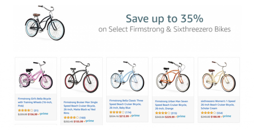 Save Up To 35% On Select Firmstrong & Sixthreezero Bikes On Amazon!