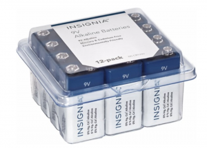 Insignia- 9V Batteries (12-pack) Just $7.99 At Best Buy Today Only! (Reg. $14.99)