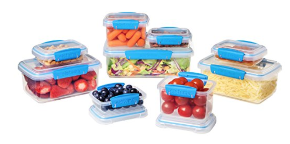 Sistema Multi Piece Food Storage Containers 18-Piece Set $16.99!