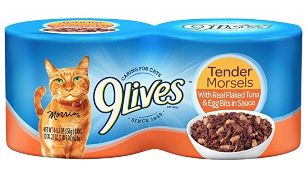 9 Lives Wet Cat Food 6-Pack Just $5.28 As Add-On Item!