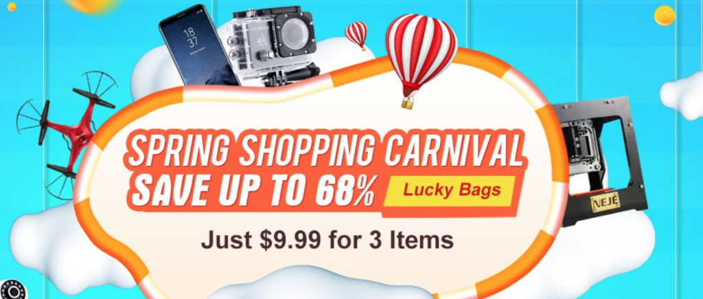 Spring Shopping Carnival At TomTop Today Only!