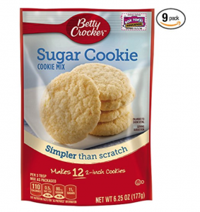 Betty Crocker Baking Mix, Sugar Cookie Mix 9-Pack Just $6.00 As Add-on!
