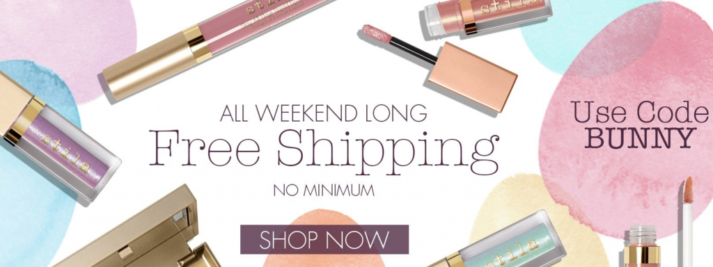 Stock up! FREE Shipping All Weekend At Stilla Cosmetics!