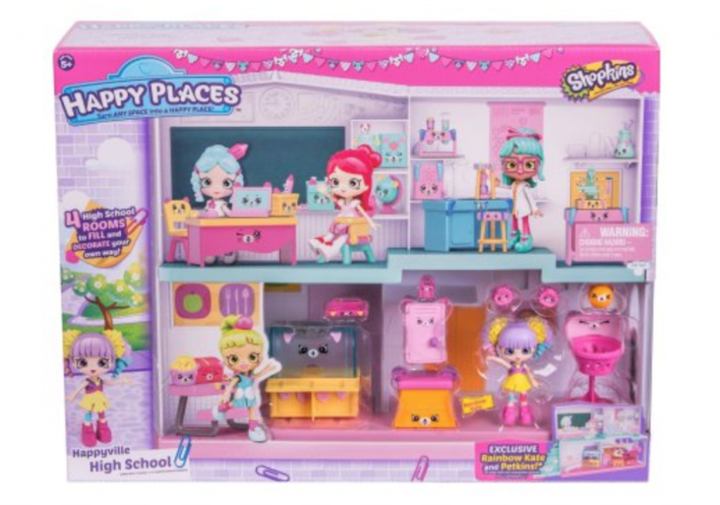 Happy Places Shopkins, School Playset Just $9.97 & Prom Night Extension For Just $4.97!