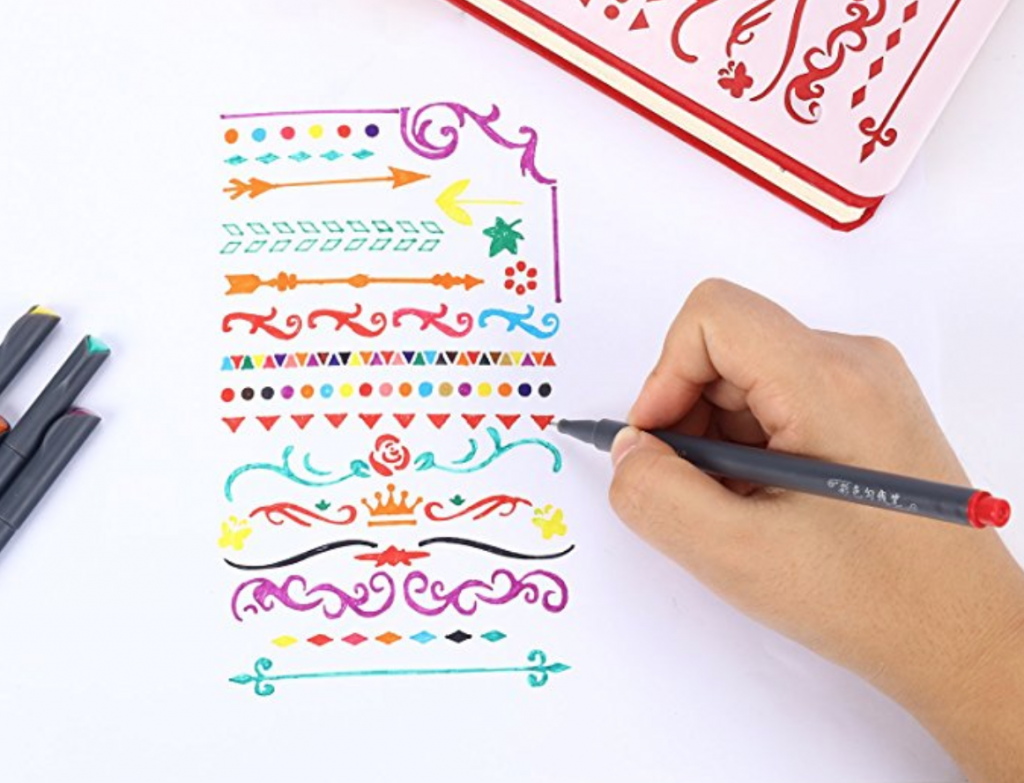 iBayam 24 Colors Fine Tip Colored Writing Drawing Markers Just $7.99! (Reg. $16.99)