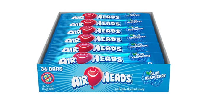 Airheads Candy Blue Raspberry (Pack of 36) Only $5.27 Shipped! Fun Easter Basket Filler!