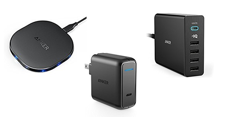 Save up to 35% on Anker Wireless Charger and PowerDelivery charger!