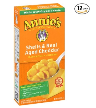 Annie’s Macaroni and Cheese, Shells & Aged Cheddar Mac and Cheese (Pack of 12) – Only $8.40!
