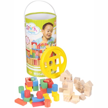 Spark Create Imagine™ Wooden Blocks 150 pc. Set Down to $9.84!