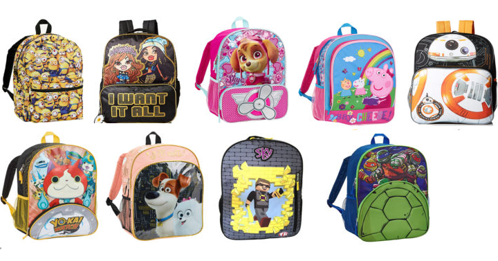 Hurry! Kid’s School 16″ Backpacks with Front Pocket Only $5.99 Shipped! (Reg. $49.99)