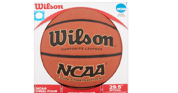 Wilson NCAA Final 4 Edition Basketball 29.5″ Only $12.99! (Reg. $18.50)