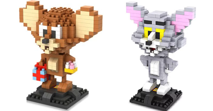 Tom and Jerry Cat or Mouse Figure Building Blocks Only $3.79 Each! Plus, Free Shipping!