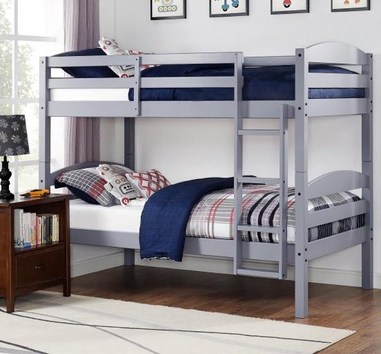 Better Homes and Gardens Leighton Twin Over Twin Wood Bunk Bed – Only $159 Shipped!