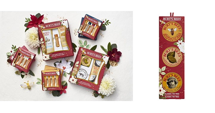 Burt’s Bees Classic Tin Trio Holiday Gift Set Only $4.49 Shipped! (Reg. $9.99)