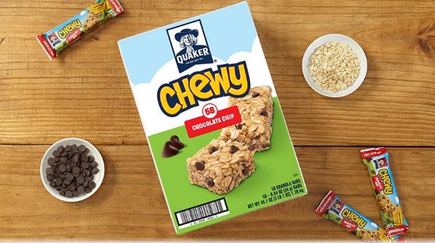 Quaker Chewy Granola Bars, Chocolate Chip, 0.84 Ounce Bars, 58 Count – Only $8.79!