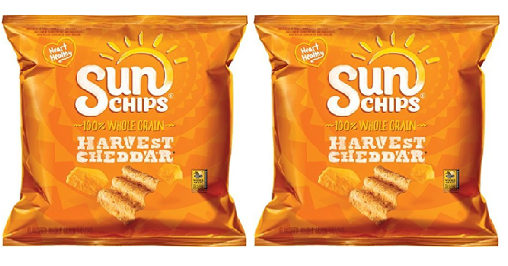 SunChips Harvest Cheddar Flavored Multigrain Snacks (Pack of 104) Only $28.65 Shipped!