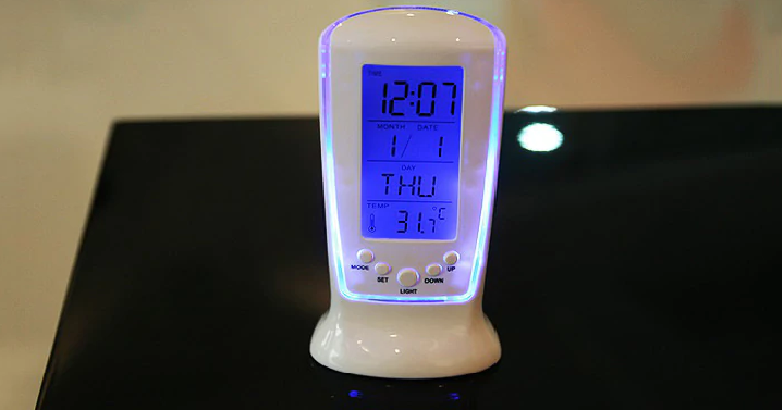 Temperature Calendar LCD Digital Alarm Clock Only $2.99 Shipped!