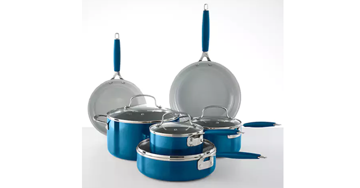 Kohl’s 30% Off! Earn Kohl’s Cash! Stack Codes! FREE Shipping! Food Network 10-pc. Ceramic Cookware Set – Just $62.99! Plus earn $10 in Kohl’s Cash!
