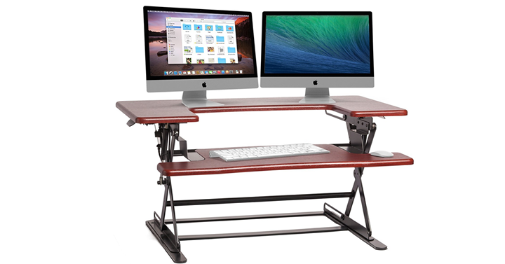 Halter Height Adjustable Sit/Stand Elevating Desk – Just $144.49!