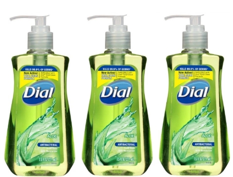 Dial Antibacterial Liquid Hand Soap, Aloe (Pack of 12) – Only $10.15!