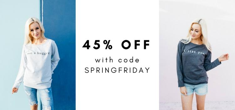 Fashion Friday at Cents of Style! 45% off Sweatshirts! Free Shipping!