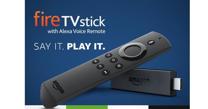 Fire TV Stick with Alexa Voice Remote – Only $24.99! Prime Member Exclusive!