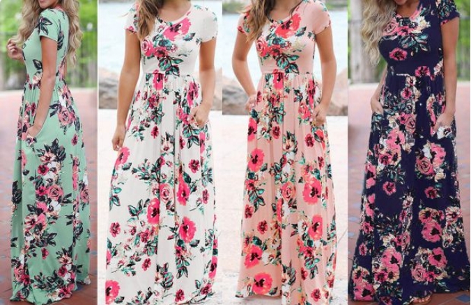 Floral Maxi Dress – Only $19.99!