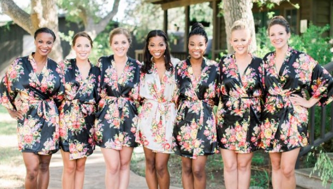 Floral Wedding Robe – Only $18.50!
