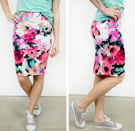 Bold Floral Pencil Skirts – Only $14.99!