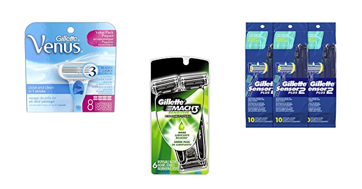 Save up to 20% on Gillette and Venus!