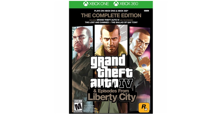 Grand Theft Auto IV: The Complete Edition – Xbox 360-Xbox One – Just $9.99!