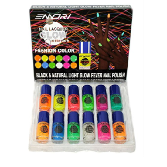 12 pk Glow in the Dark Nail Polish Set Only $16.94 Shipped!- Only $1.41 per bottle!
