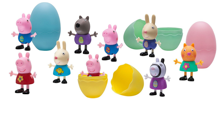 6 Pack Peppa Pig Action Figure Easter Eggs Just $13.49!